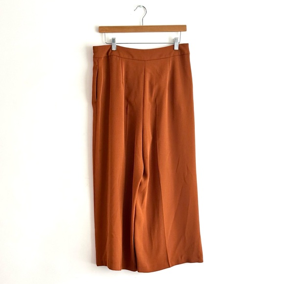 Topshop Polyester Wide Leg Button Flowy Pants in M Women’s size 8. - Picture 2 of 8